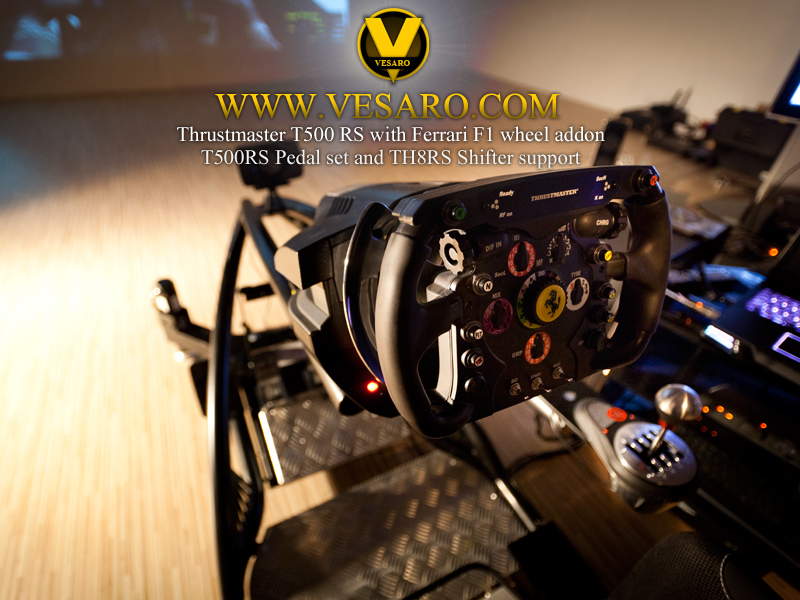 Thrustmaster T500RS Wheel, Pedals and TH8RS Shifter Support 